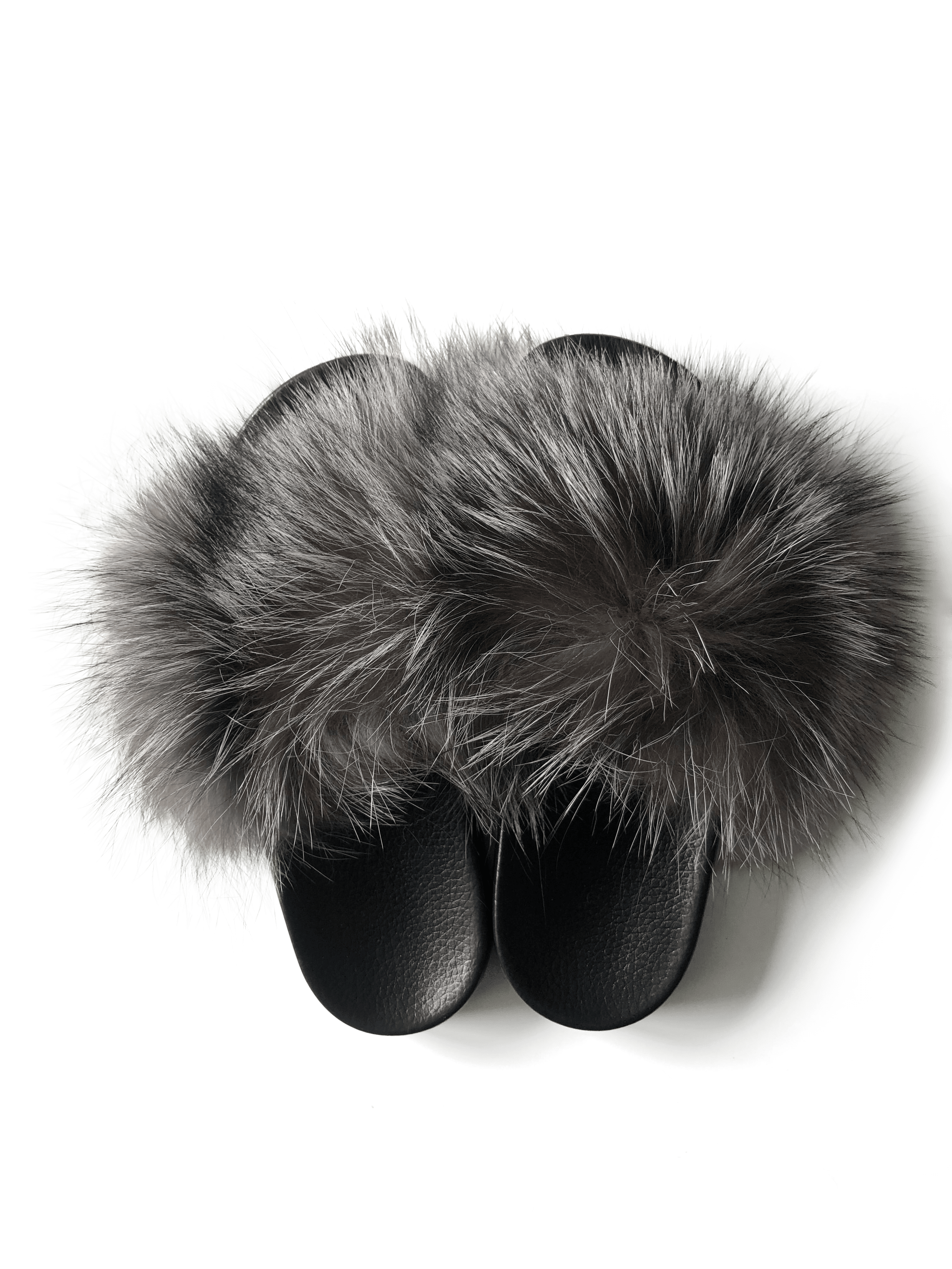 Fur Flip Flops - Antracit